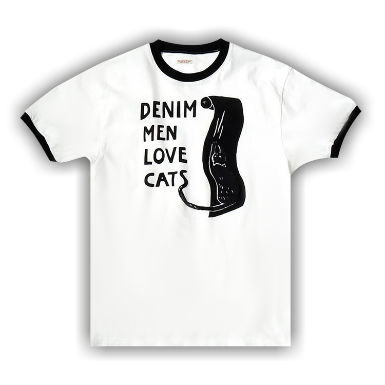 【T-ポイント5倍】 Cats Love Men Denim Kapital Buy Scratch T Jersey Ringer トップス