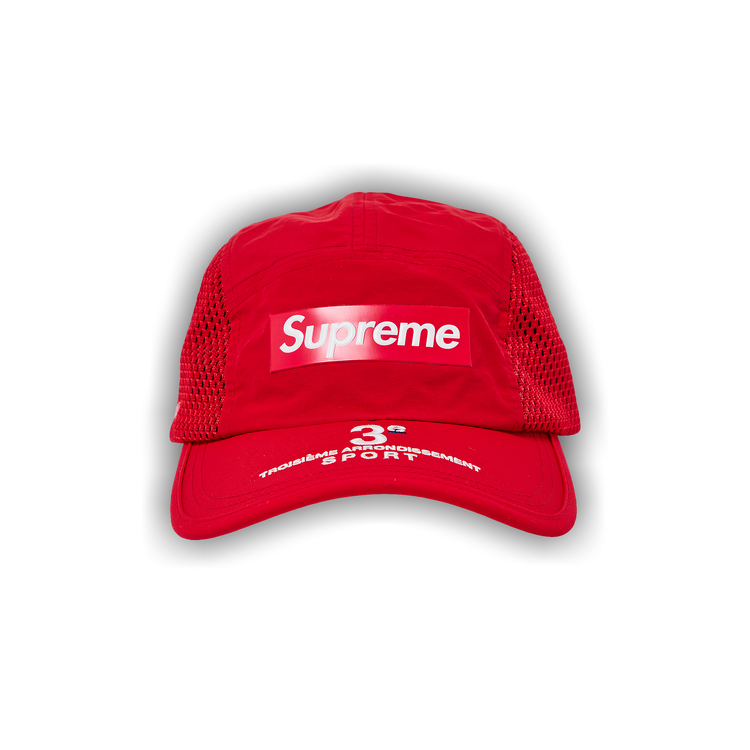 Buy Supreme Mesh Side Panel Camp Cap 'Red' - SS24H62 RED | GOAT
