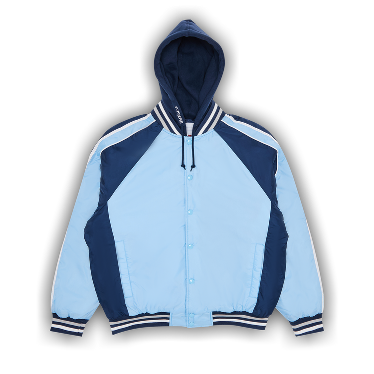 美品 Supreme FW16 Stars Zip Stadium Jacket Supreme Stars Zip Stadium Jacket Navy Men's - FW16 - US