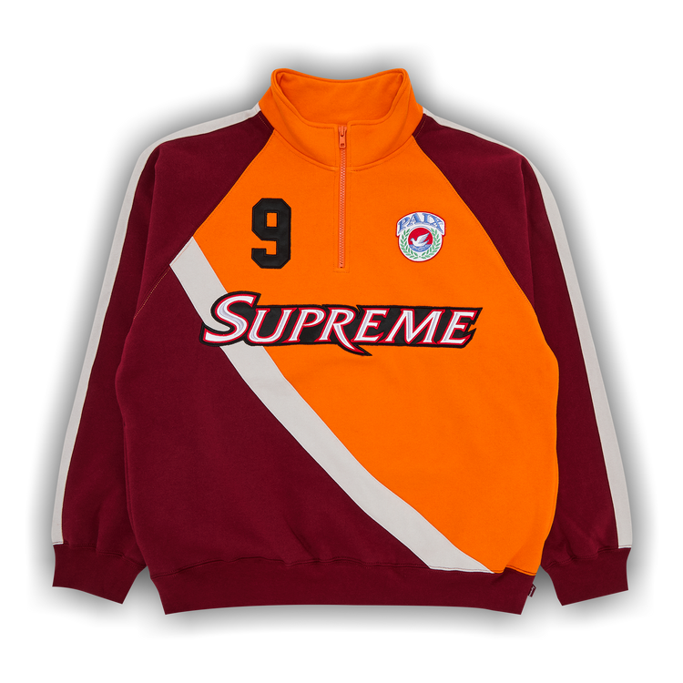 Buy Supreme Equipé Half Zip Sweatshirt 'Dark Orange
