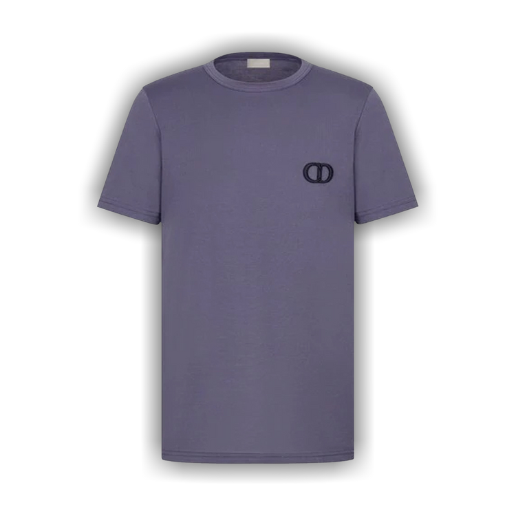 Buy Dior CD Icon Embroidered T-Shirt 'Purple' - 013J600A0589 Buy Dior CD Icon Embroidered T-Shirt 'Purple' - 013J600A0589