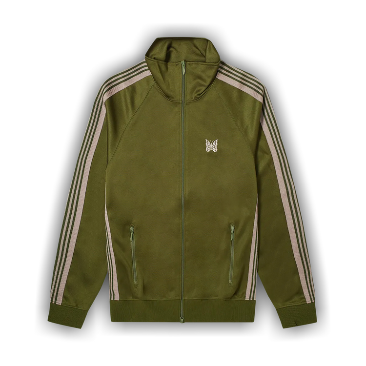 Buy Needles Track Jacket 'Olive' - HM225 OLIV | GOAT