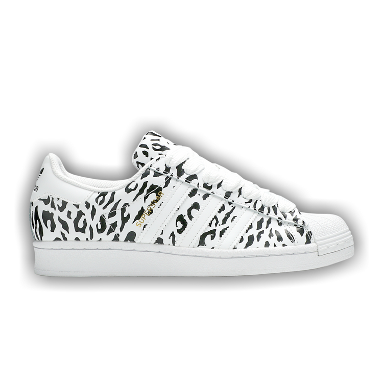 Superstar leopard adidas sale