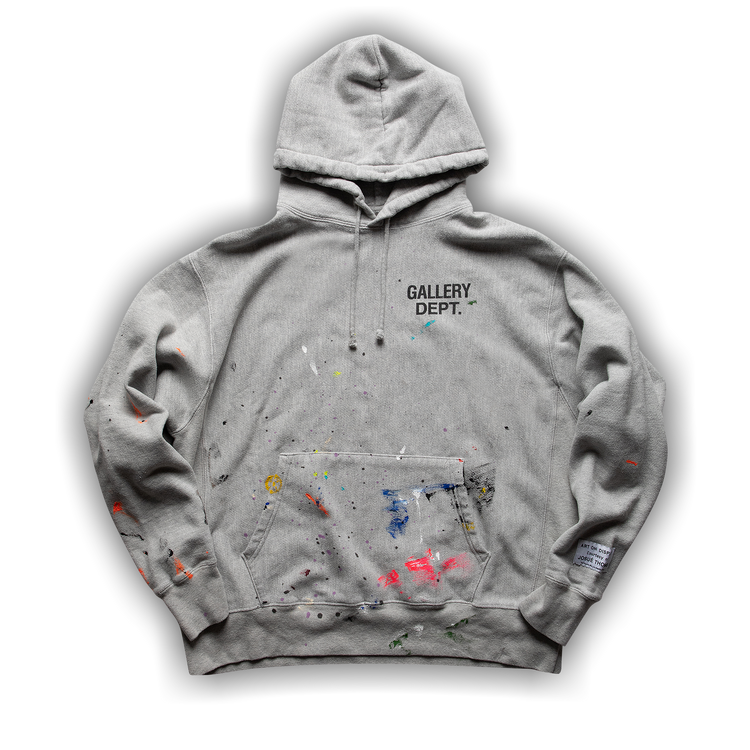 GALLERY DEPT. | PAINTED LOGO HOODIE GREY ペイント フーディ GALLERY DEPT. DEPT LOGO PAINTED HOODIE | HEATHER GREY