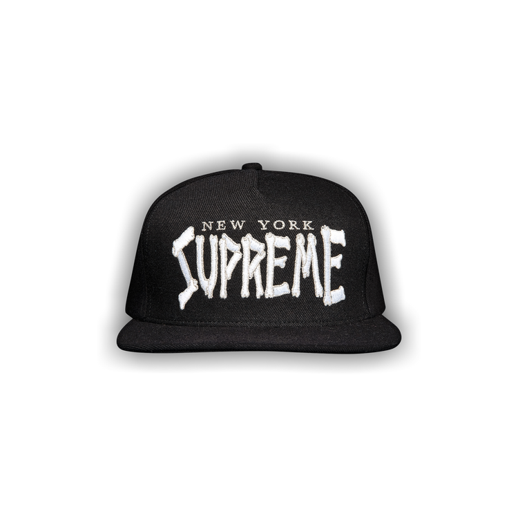 帽子 Supreme BONES LOGO 5-PANEL 21SS black Buy Supreme Bones Logo 5-Panel 'Black' - SS21H64 BLACK | GOAT MX