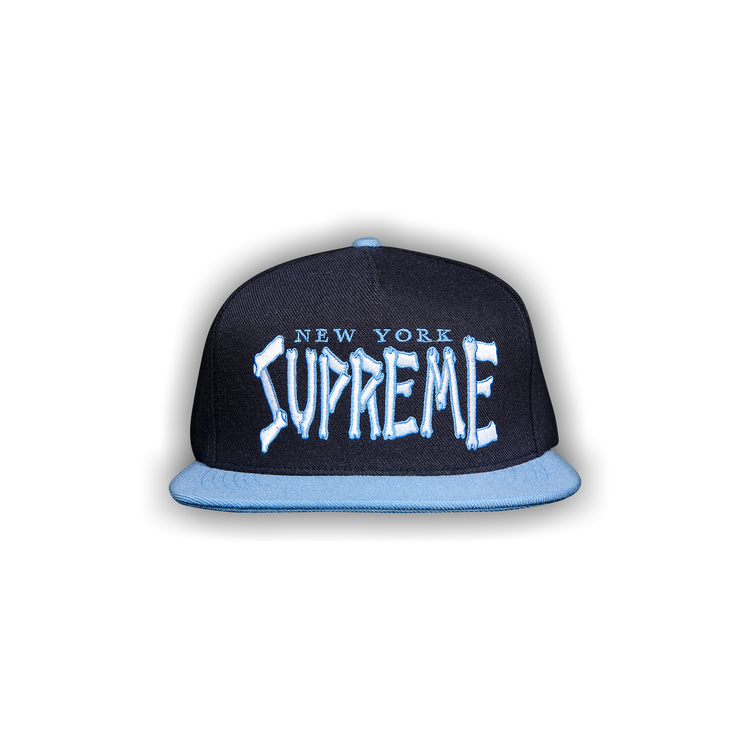 Buy Supreme Bones Logo 5-Panel 'Navy' - SS21H64 NAVY | GOAT