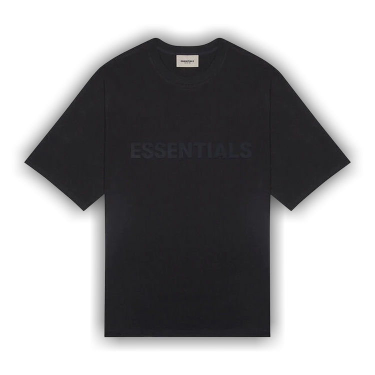 Tシャツ・カットソー FEAR OF GOD ESSENTIALS BLACK T-SHIRT WITH LOGO Tommy Jeans high neck chest logo T-shirt in white