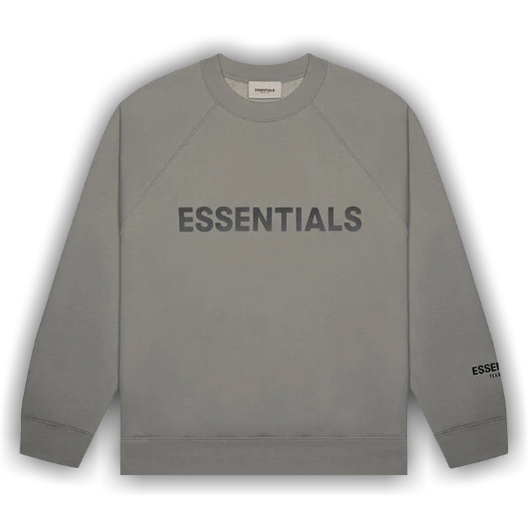 ★25SS★FEAR OF GOD Essentials Classic Crewneck Sweatshirt Buy Fear of God Essentials Essentials Crewneck 'Oak