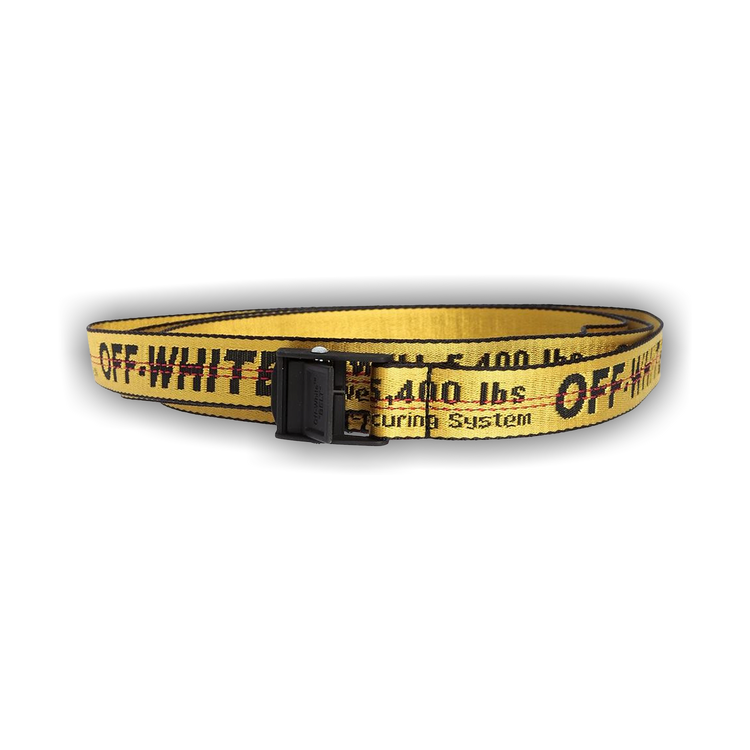 Off-White Mini Industrial Belt 'Yellow/Black'