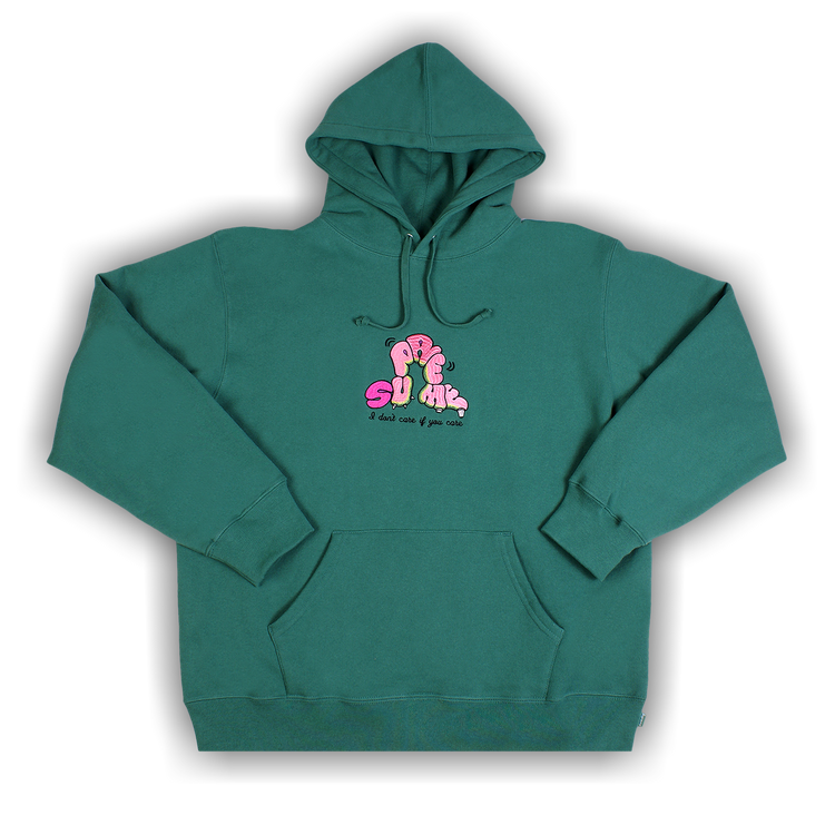 Supreme Don't Care Hooded Sweatshirt Supreme I Don't Care Hooded