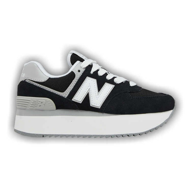 Buy New Balance Wmns 574+ 'Black White' - WL574ZSA | GOAT