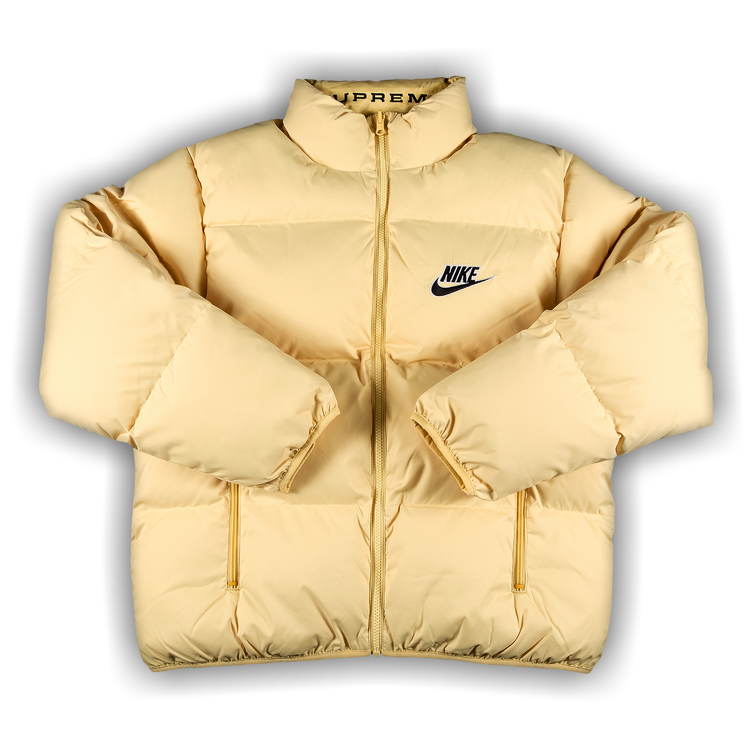 Buy Supreme x Nike Reversible Puffy Jacket Pale Yellow SS21J8 PALE YELLOW GOAT CA