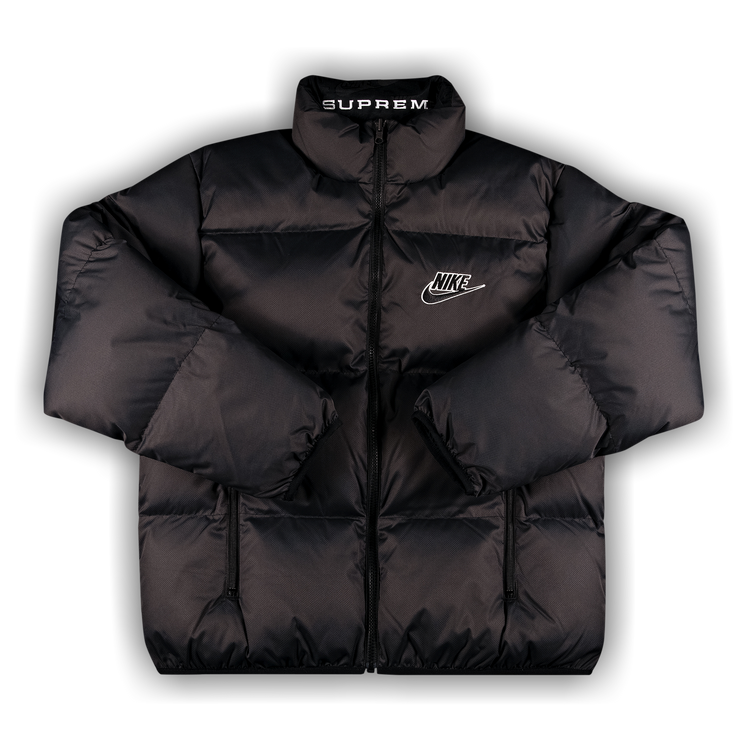 Buy Supreme x Nike Reversible Puffy Jacket 'Black' - SS21J8 BLACK | GOAT