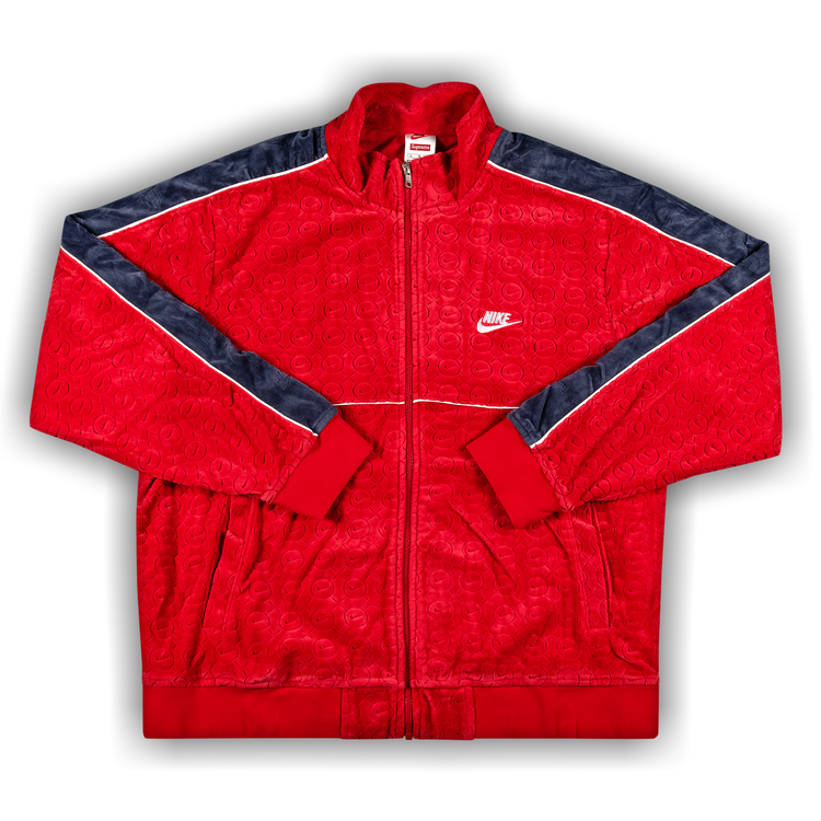 Buy Supreme x Nike Velour Track Jacket 'Red' - SS21J9 RED | GOAT