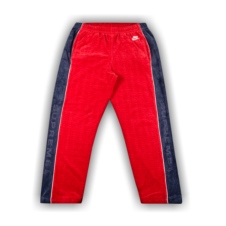 Buy Supreme x Nike Velour Track Pant 'Red' - SS21P6 RED | GOAT