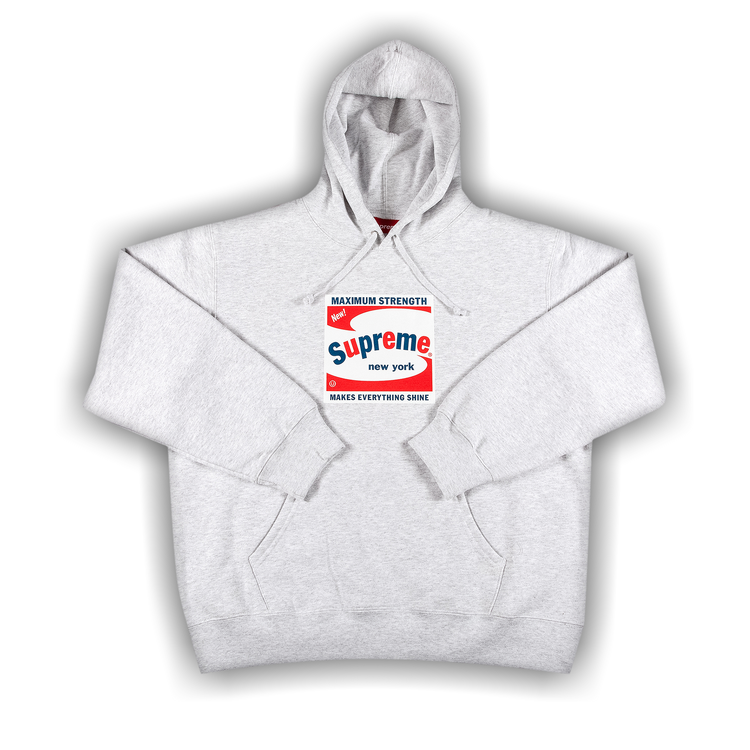 Buy Supreme Shine Hooded Sweatshirt 'Ash Grey' - SS21SW86 ASH GREY