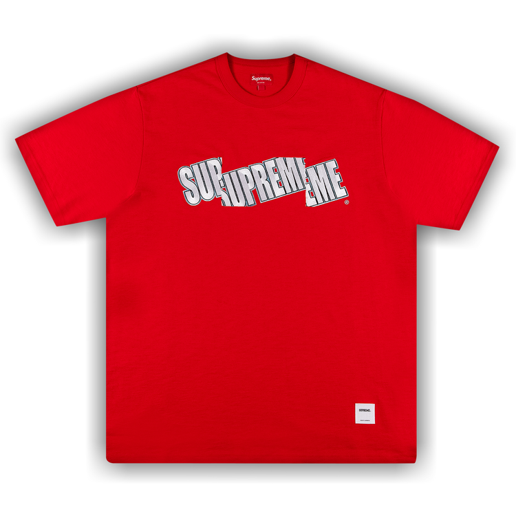 Buy Supreme Cut Logo Short-Sleeve Top 'Red' - SS21KN67 RED