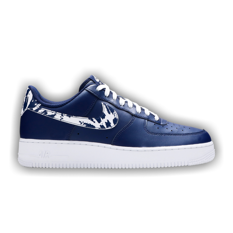 blue camo air force ones