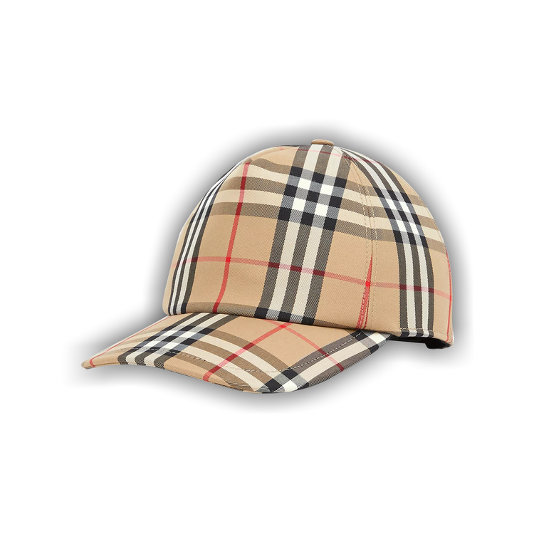 【関税＆送料込み】Burberry 'Check' Beige Cotton Hat Burberry 'check' Beige Cotton Hat - ShopStyle