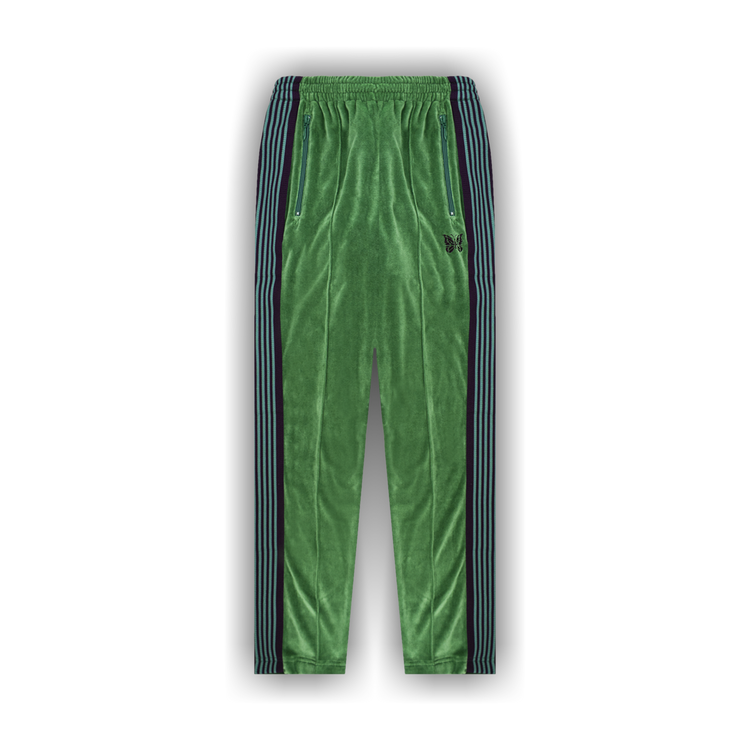 Buy Needles Velour Track Pant 'Green' - IN187 GREE | GOAT