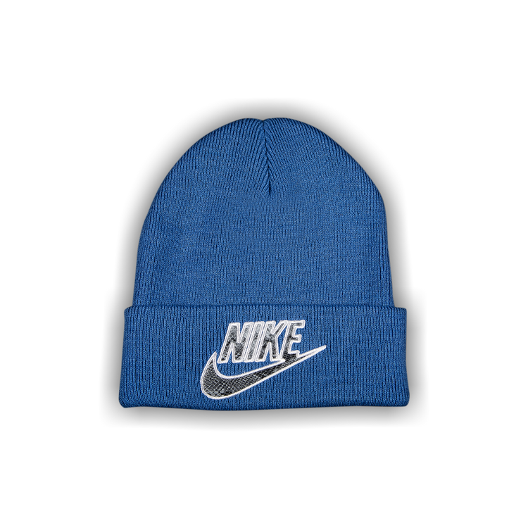 Supreme x Nike Snakeskin Beanie 'Blue'