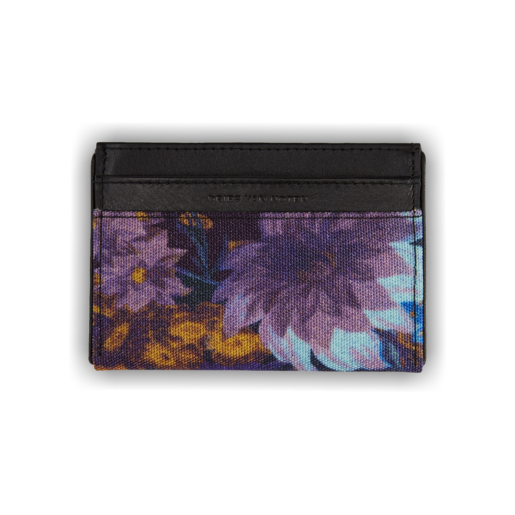 Buy Dries Van Noten Floral Card Holder 'Purple' - 22108 700 401 | GOAT