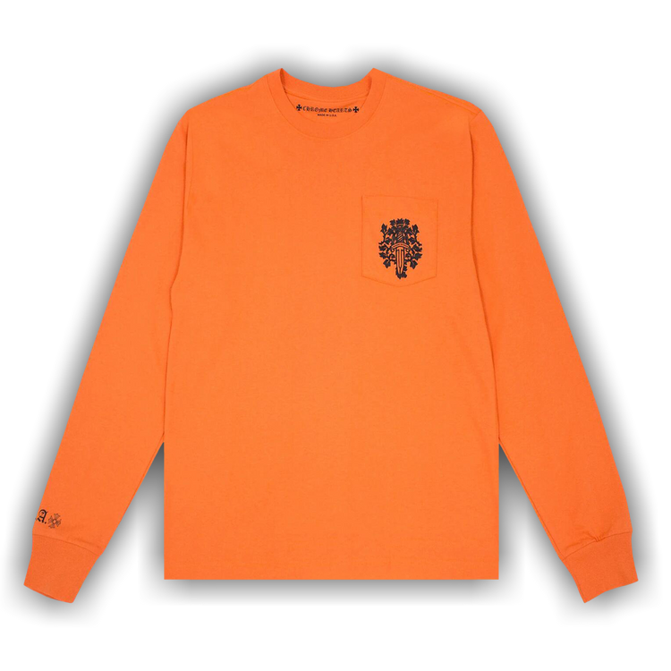 Buy Chrome Hearts Vine Dagger Long-Sleeve T-Shirt 'Orange