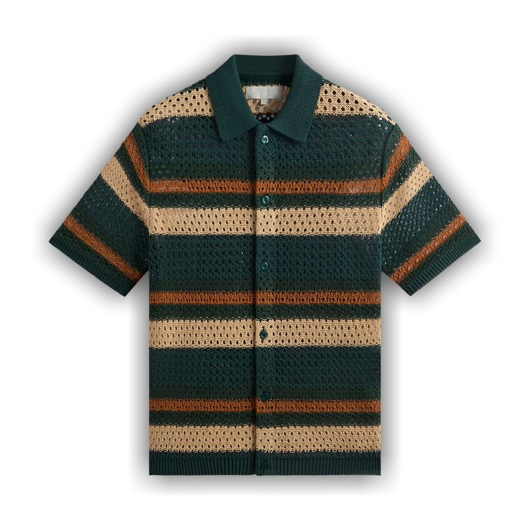 Kith Thompson Crochet Buttondown - Black | Parallel