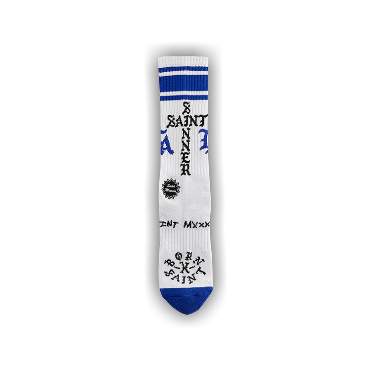 Buy SAINT Mxxxxxx x Born x Raised LA Socks 'White' - SM YS8 0000