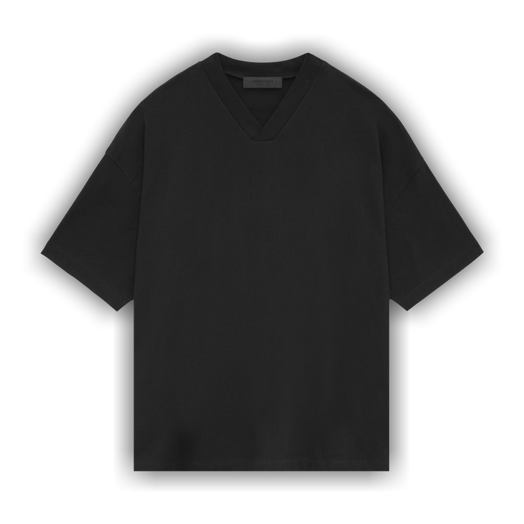 Buy Fear of God Essentials V Neck 'Black' - 125SU244210F | GOAT