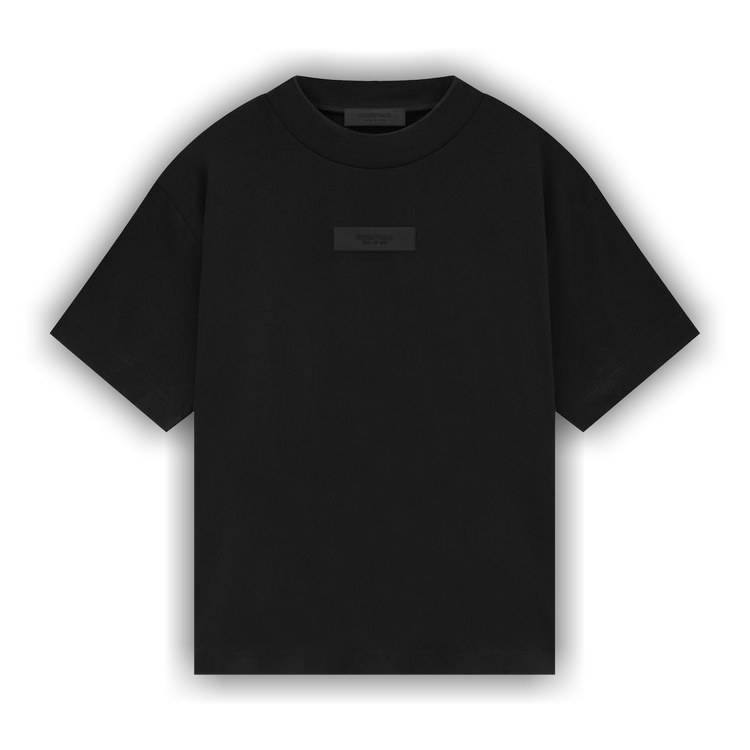 【FEAR OF GOD】Essentials Short Sleeve T-Shirt Off Black Buy Fear of God Essentials Short-Sleeve Tee 'Off Black
