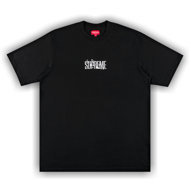 Supreme ブラック Tシャツ L Supreme ブラックロゴT