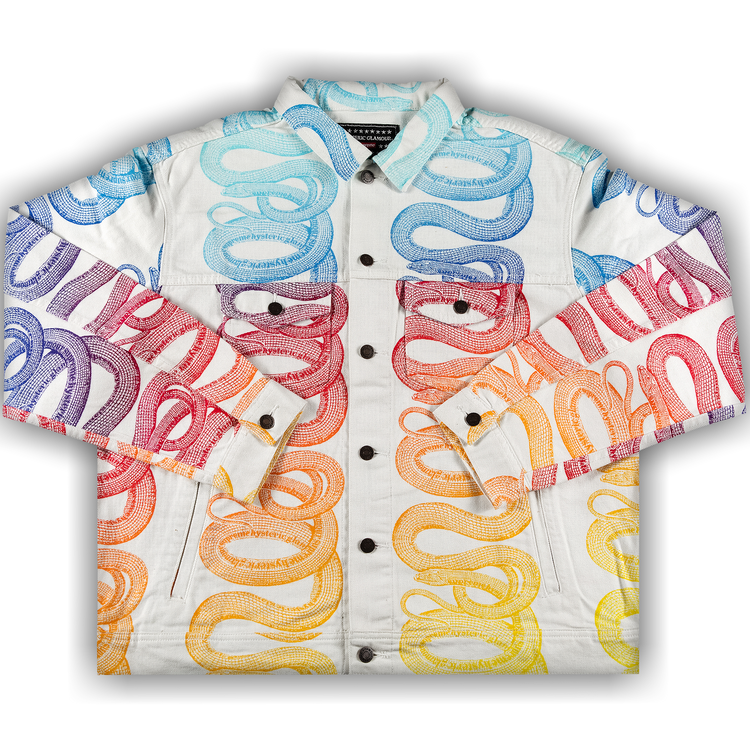 Buy Supreme x Hysteric Glamour Snake Denim Trucker Jacket