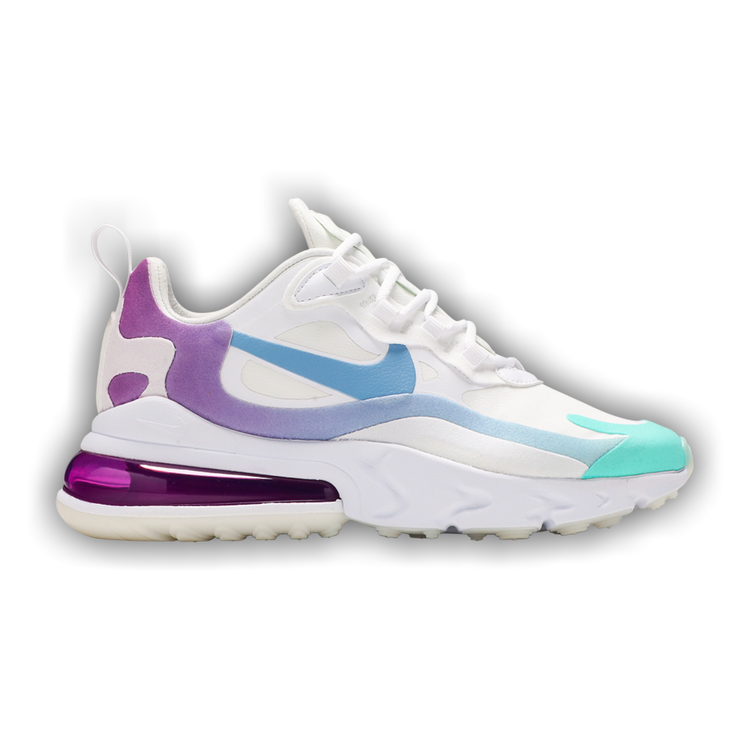 Nike react 270 pink and blue top