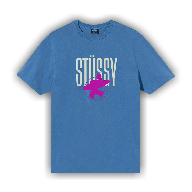 ★関税込★Stussy x Our Legacy Surfman Pigment Dyed TEE Blue Buy Stussy Surfman Pigment Dye Tee 'Blue' - 1904674 BLUE | GOAT