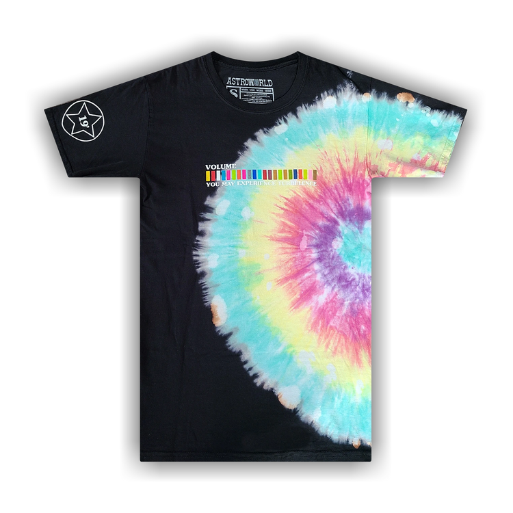 Travis scott astroworld festival run hoodie tie dye on sale