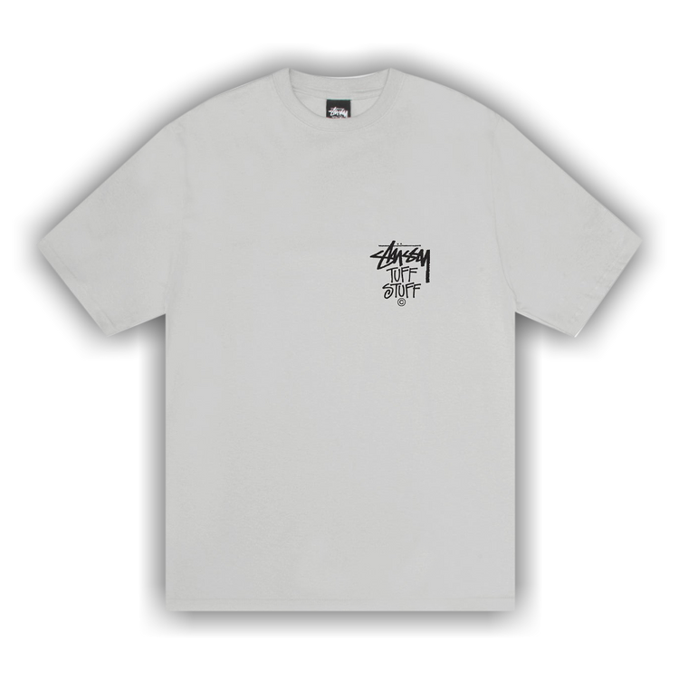 【STUSSY】Fueled Tee (Fog) Stussy Fueled Tee T-Shirt Racing Gas Can Fog Light Gray L