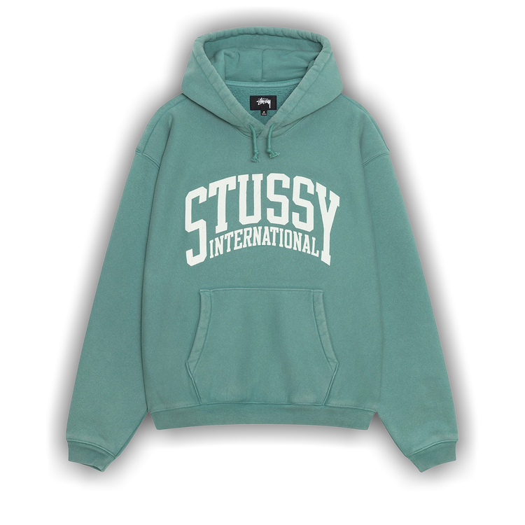 Buy Stussy Relaxed International Hoodie 'Teal' - 118550 TEAL | GOAT