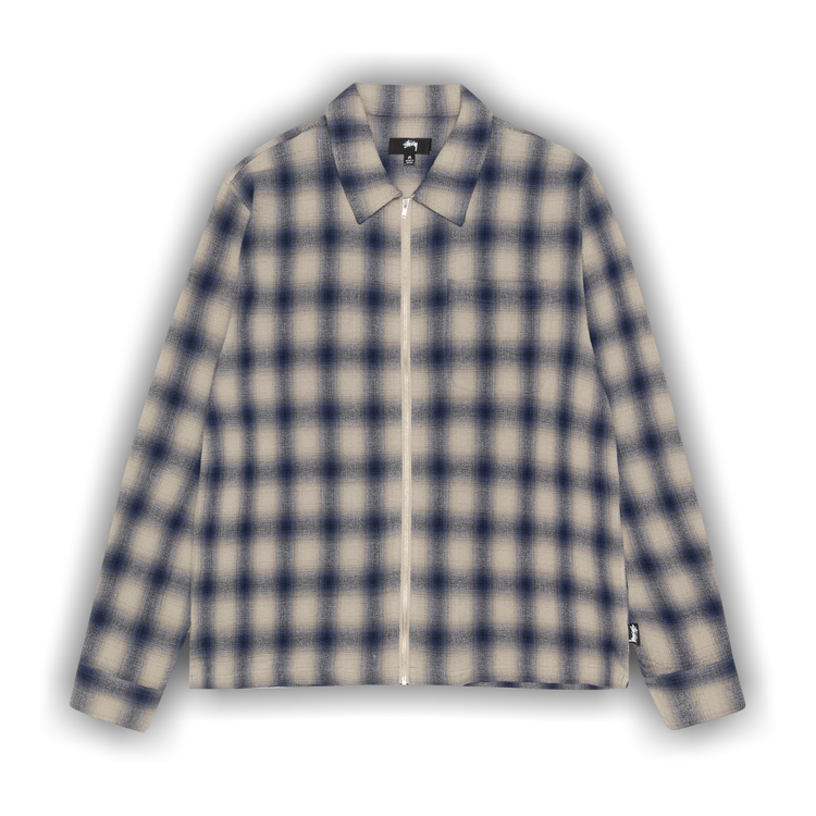 STUSSY ステューシー ジャケット メンズ Wool Plaid Zip Shirt