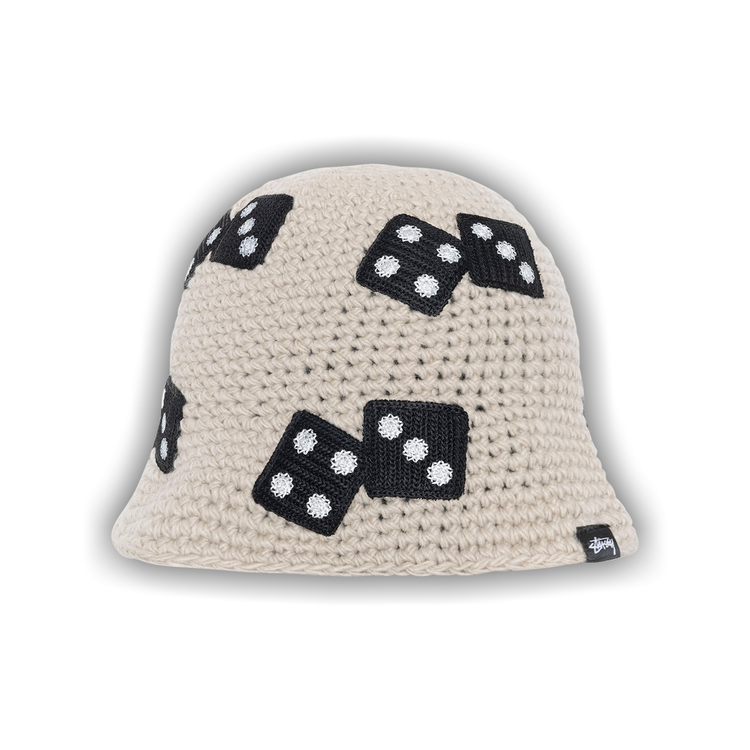 Buy Stussy Dice Knit Bucket Hat 'Light Grey' - 1321209 LIGH | GOAT