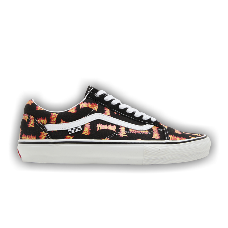 Buy Thrasher x Skate Old Skool 'Allover Thrasher Logo