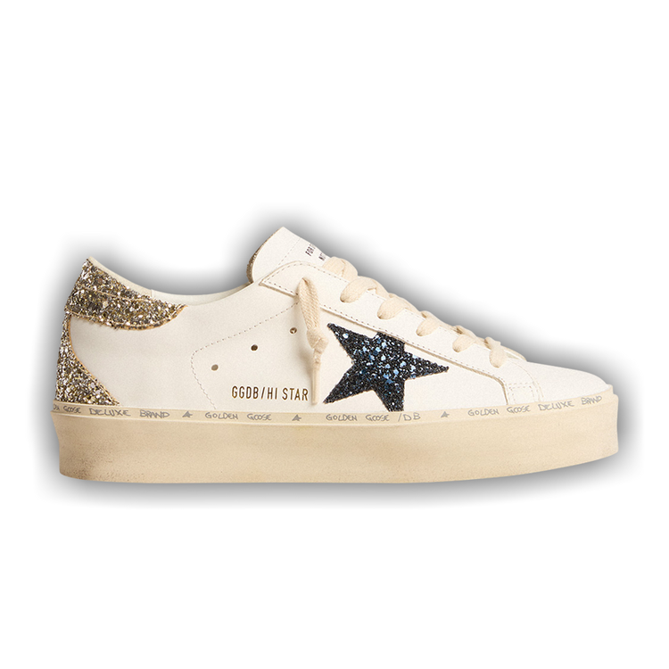 Buy Golden Goose Wmns Hi Star 'White Blue Platinum Glitter