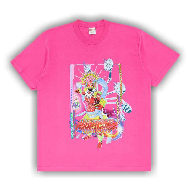 Buy Supreme Electromagnetic Tee 'Fuchsia' - SS24T41 FUCHSIA | GOAT