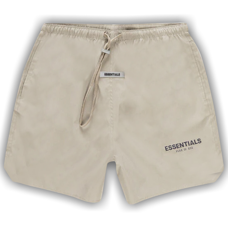 Buy Fear of God Essentials Volley Shorts 'Olive' - 0160