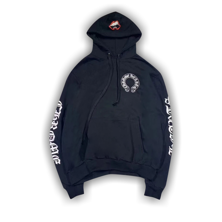 Size l Chrome Hearts x Matty Boy Chomper Horseshoe Hoodie 'Black'