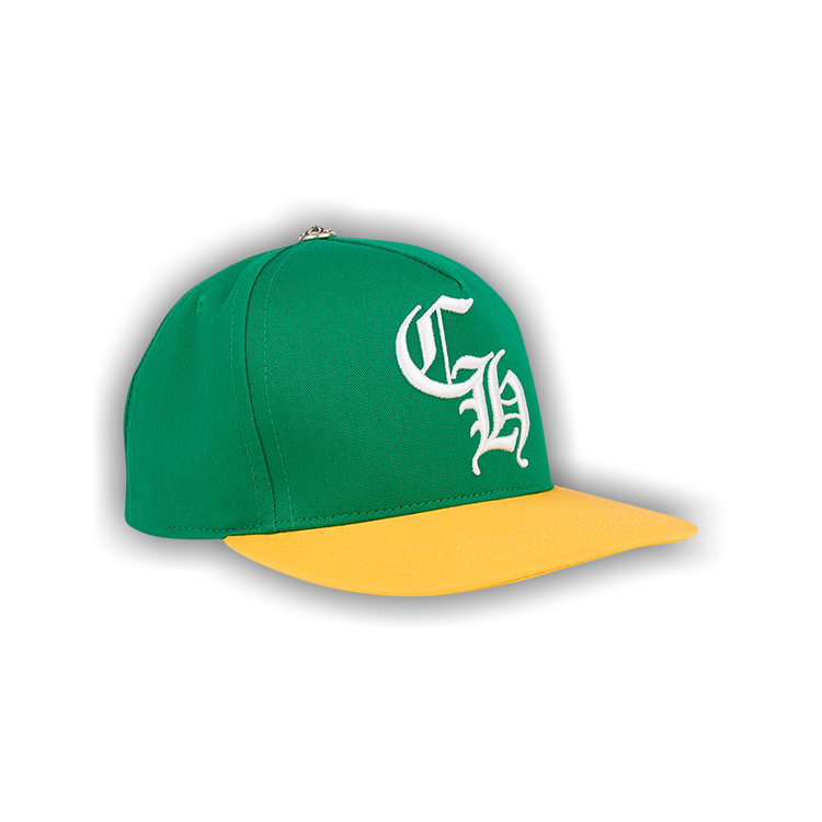 大人女性の Hearts Chrome Buy Ch 1383 - 'Green/Yellow' Cap Baseball 帽子