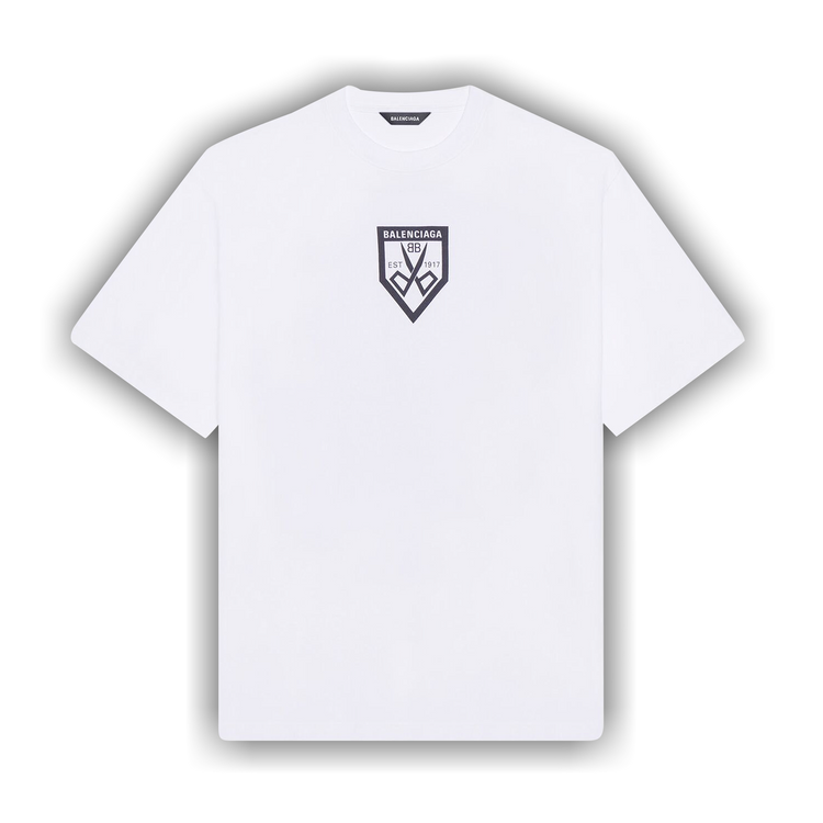Buy Balenciaga Scissors Flatground T-Shirt 'White/Black