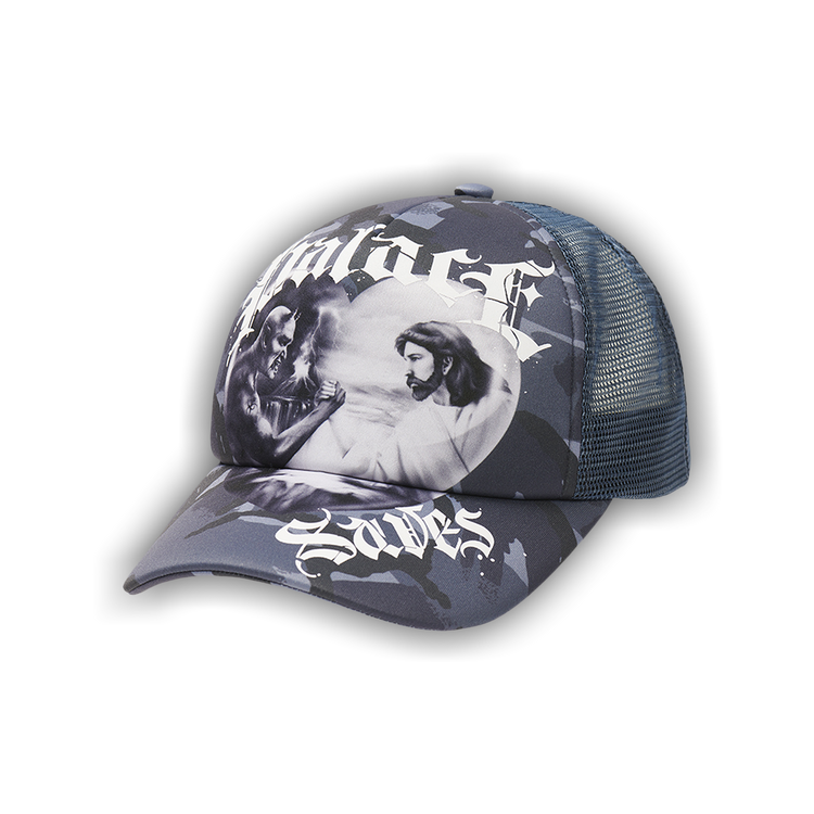 帽子 Palace Neighborhood Mesh Trucker Blue Palace Neighborhood Mesh Trucker Blue Denim - Palace