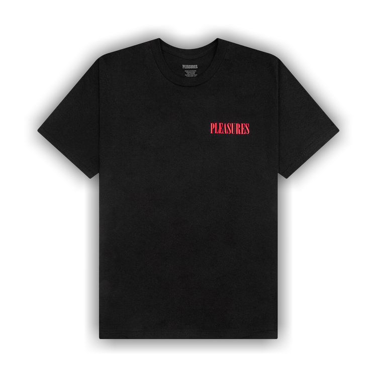 【PLEASURES】 SUPPER T-SHIRT Black T-shirt Pleasures Supper T-Shirt P23F050-ASH | FLEXDOG
