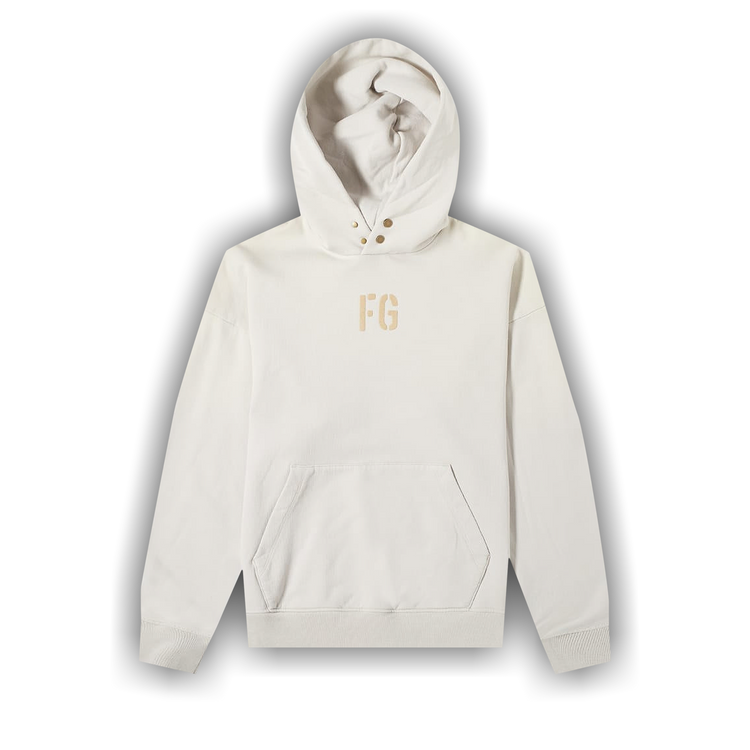 Buy Fear of God FG Hoodie 'Vintage Concrete/White' - FG50
